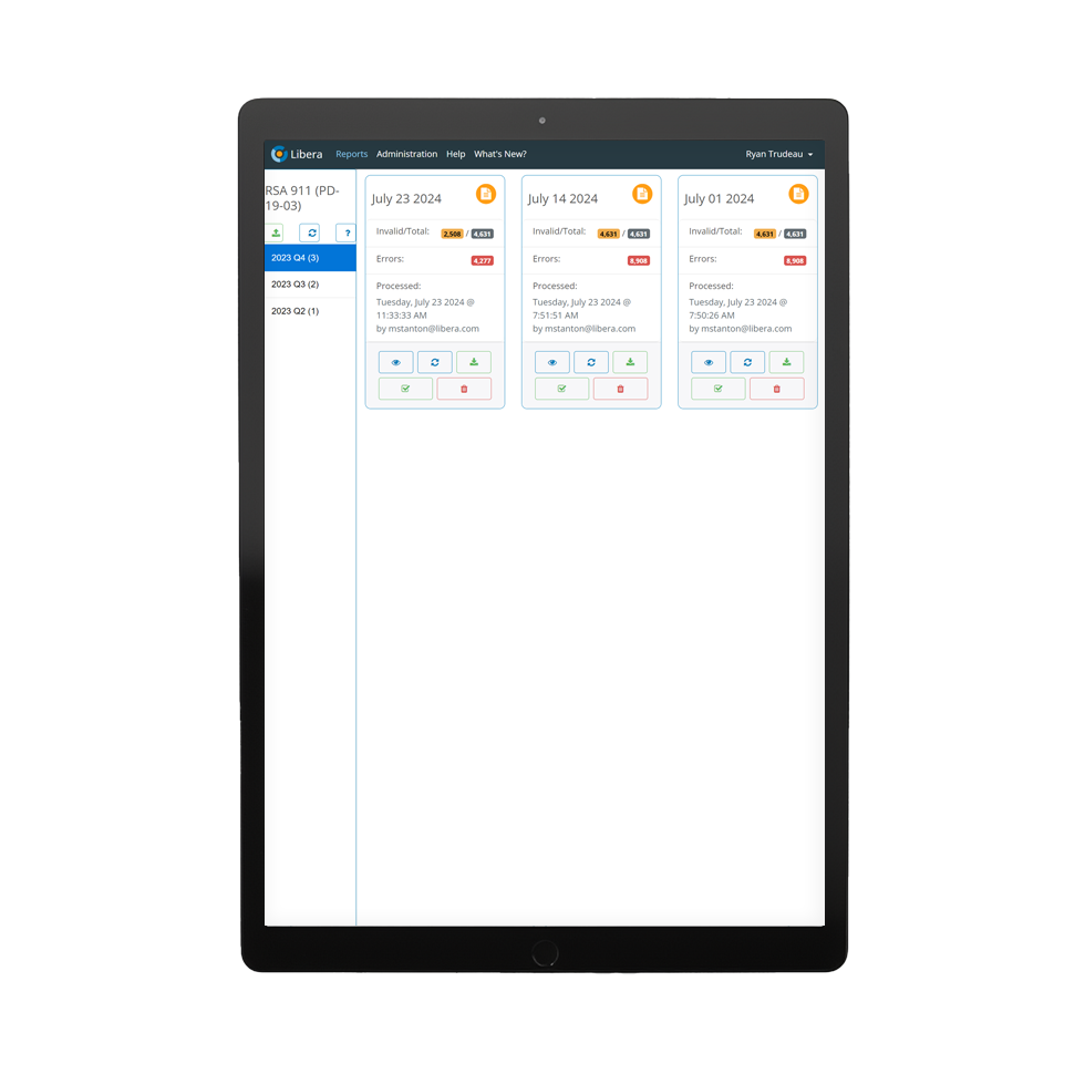 A tablet DARE mockup